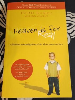 Heaven Is for Real by Todd Burpo - Bright Yellow Paperback